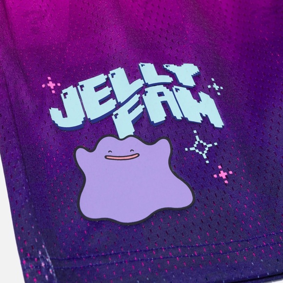 Overtime Elite Pokémon Ditto Shorts Boys Medium Girls Jelly Fam Basketball - Picture 9 of 9